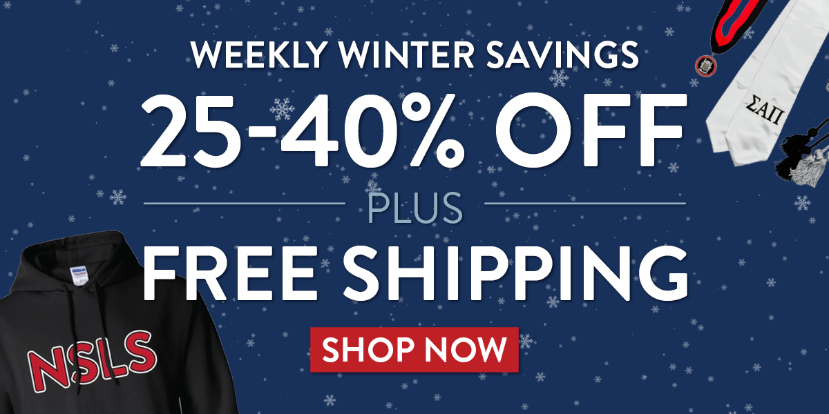 Celebrate the season with a flurry of savings! :snowflake: It’s a great time to get graduation gear, trendy apparel, must-read books, and more – up to 40% off at the NSLS Shop. Shop the deals now at shop.nsls.org.