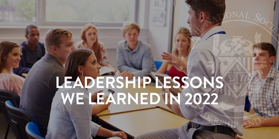 Leadership Lessons We Learned in 20220 | NSLS December 2022 Newsletter