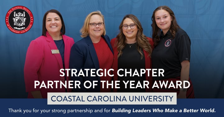 Coastal Carolina University Named NSLS Strategic Chapter Partner of the Year
