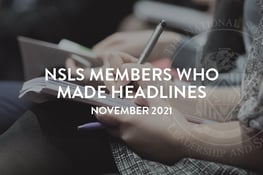 Members in the News November 2021