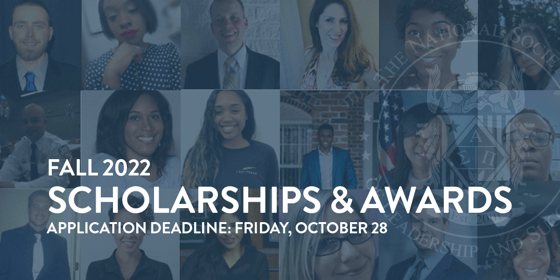 Fall 2022 Scholarships and Awards Announcement, Application Deadline is Friday, October 28.