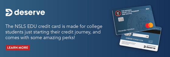 Deserve | The NSLS EDU credit card made for college students just starting their credit journey, and comes with amazing perks!