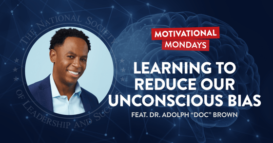 Reduce our Unconscious Bias - Dr Adolph Doc Brown - NSLS Motivational Mondays Podcast - 1200x630