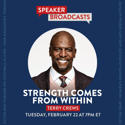 Terry Crews Tuesday February 22nd at 7pm ET