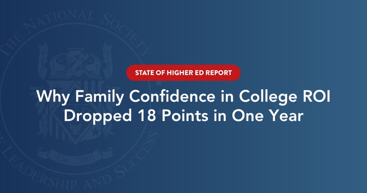 Why Family Confidence in College ROI Dropped 18 Points in One Year