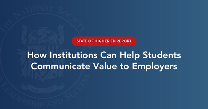 How Institutions Can Help Students Communicate Value to Employers
