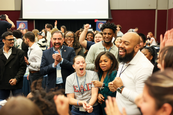 Members enjoying fun and games at the 2025 Leadership Summit