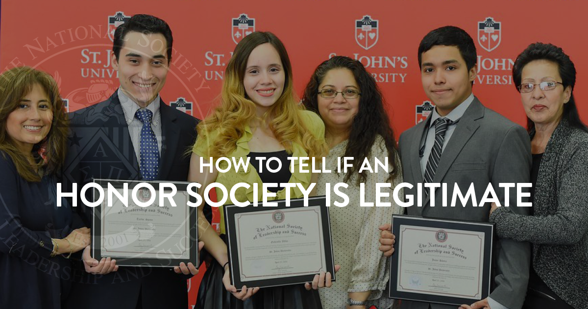 How to Tell if an Honor Society is Legitimate