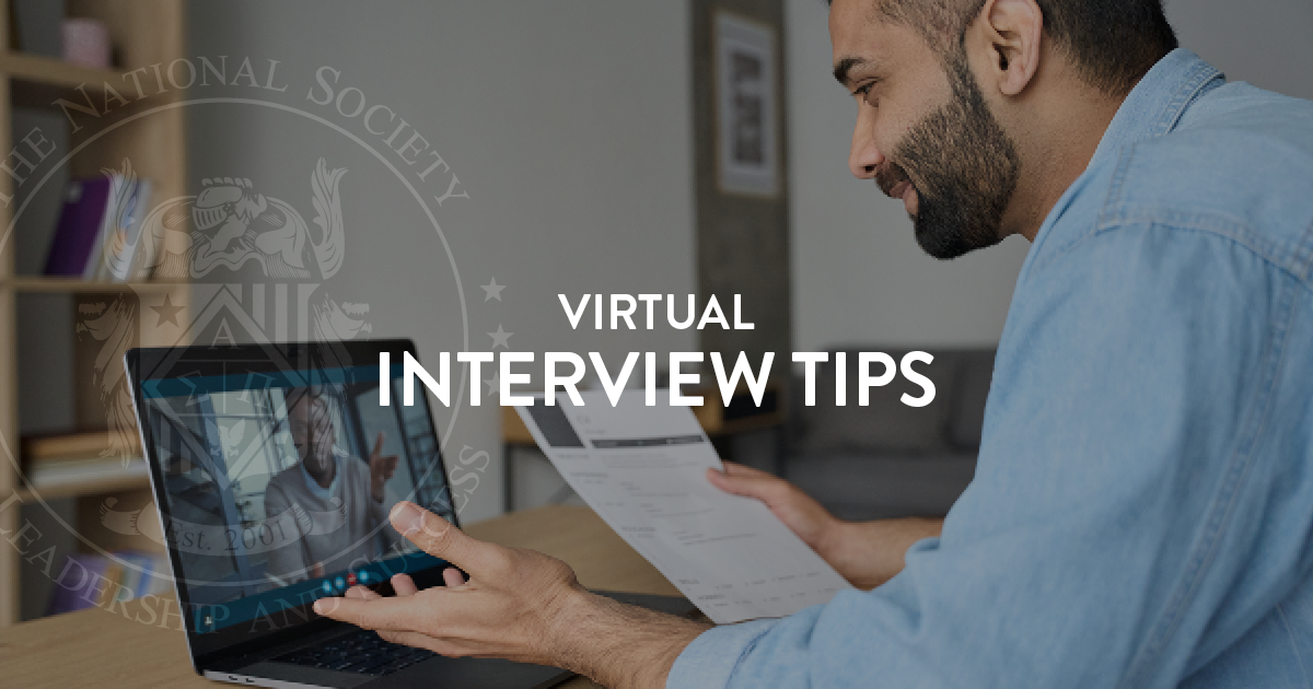 How to Make a Good Impression in a Virtual Interview | Virtual Interview Tips | NSLS Blog