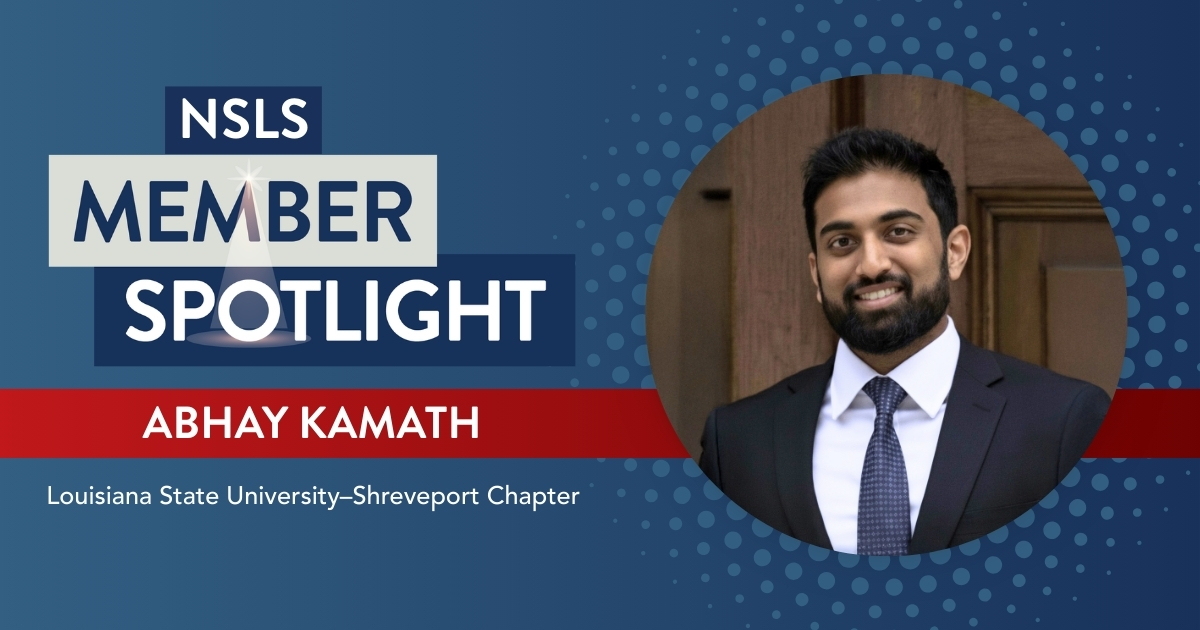 NSLS Member Spotlight: Abhay Kamath
