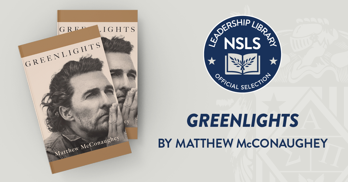 Leadership Library Selection: Greenlights by Matthew McConaughey
