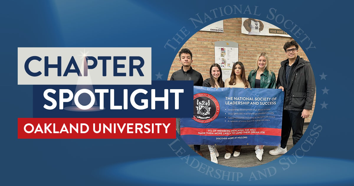 NSLS Chapter Spotlight: Oakland University