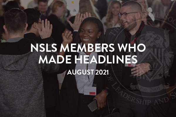 NSLS Members Who Made Headlines in August 2021