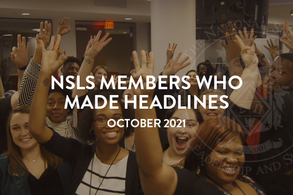 NSLS Members Who Made Headlines in October 2021