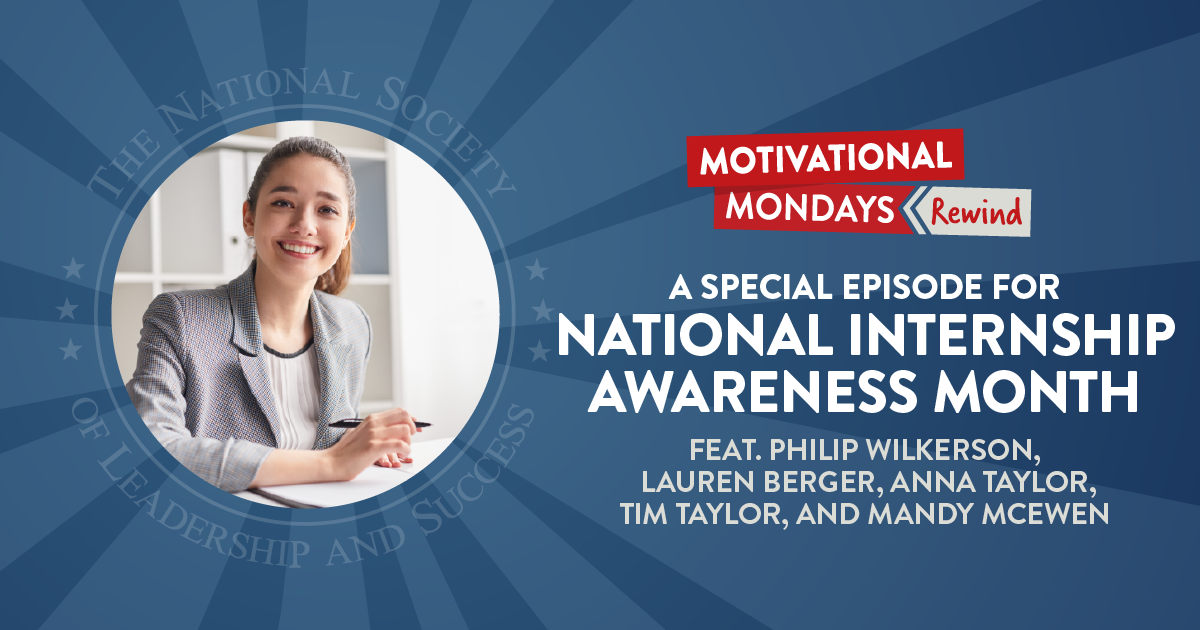 A Special Episode for National Internship Awareness Month (Feat. Philip Wilkerson, Lauren Berger, Anna Taylor, Tim Taylor, Mandy McEwen)