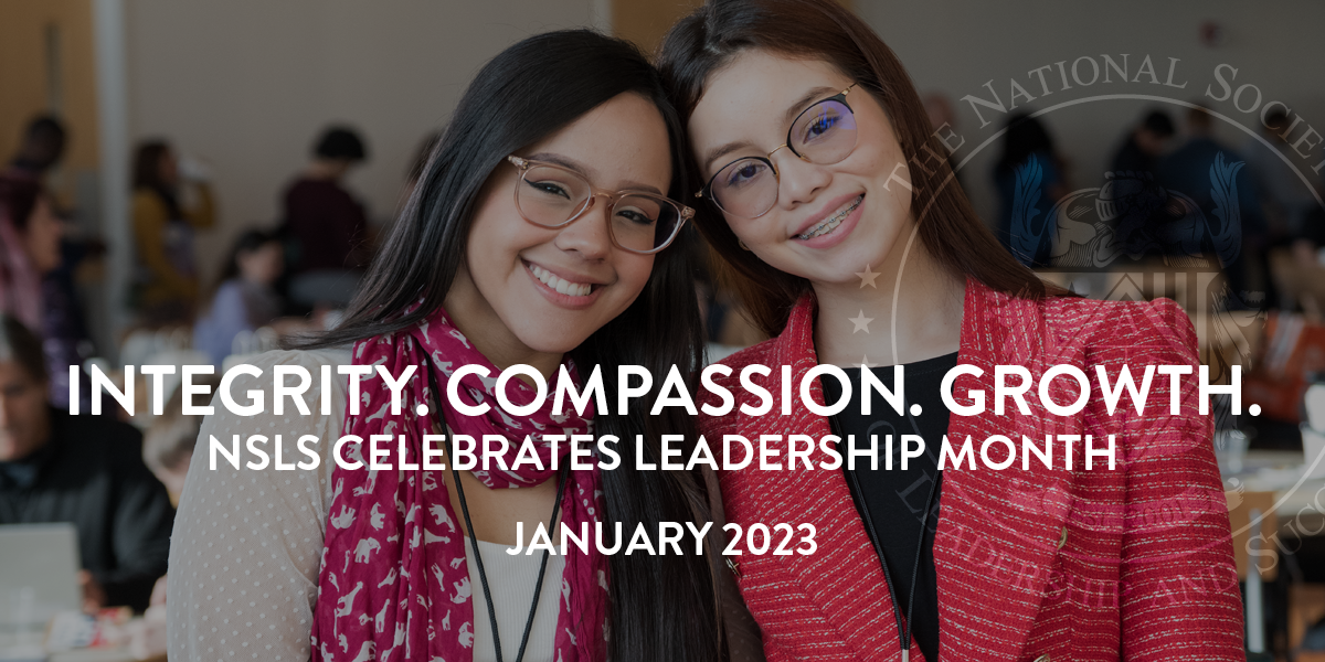 Integrity. Compassion. Growth. NSLS Celebrates Leadership Month | NSLS January 2023 Newsletter