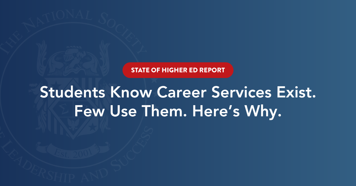 Students Know Career Services Exist. Few Use Them. Here's Why.