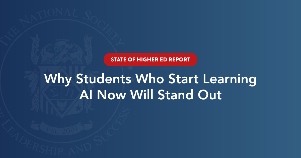 Why Students Who Start Learning AI Now Will Stand Out