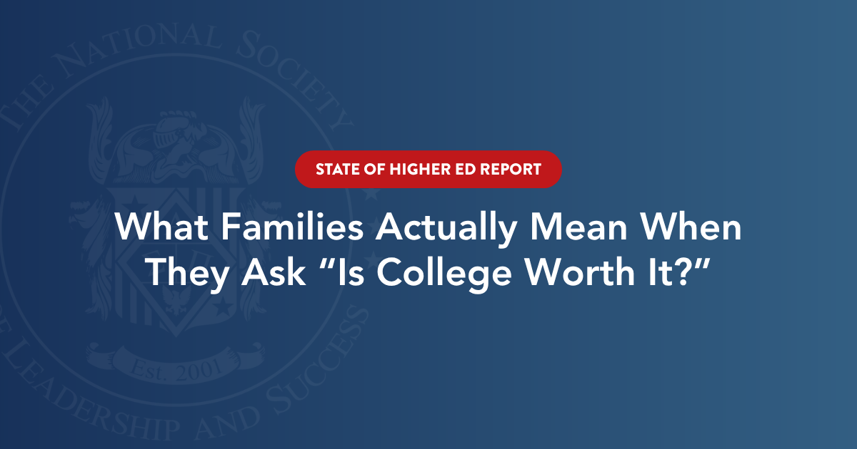 What Families Actually Mean When They Ask “Is College Worth It?”