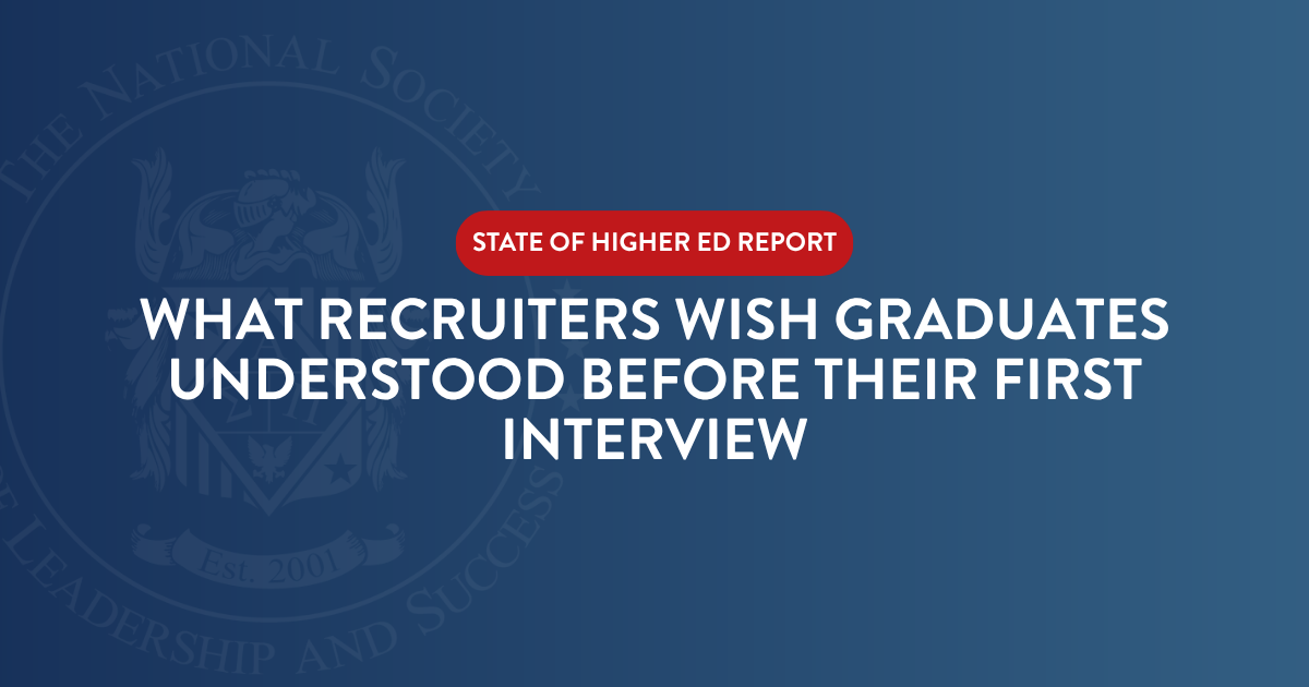 What Recruiters Wish Graduates Understood Before Their First Interview