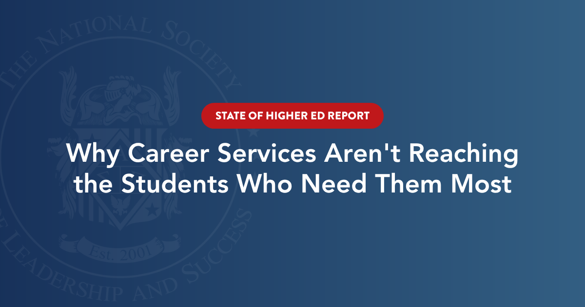 Why Career Services Aren't Reaching the Students Who Need Them Most