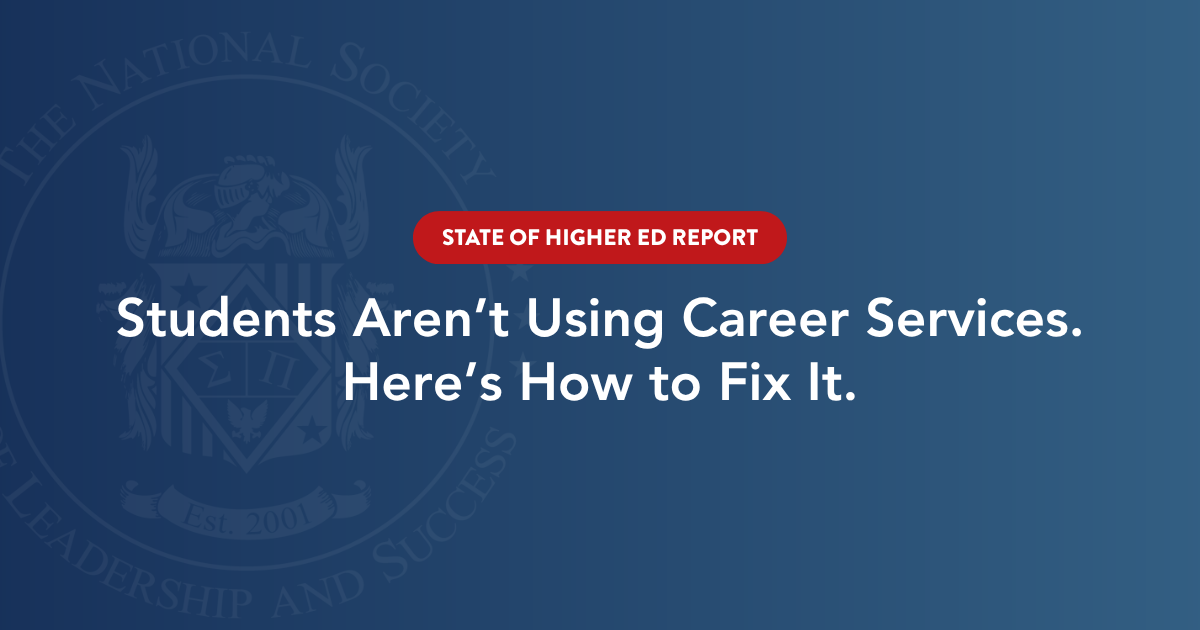 Students Aren’t Using Career Services. Here’s How to Fix It.