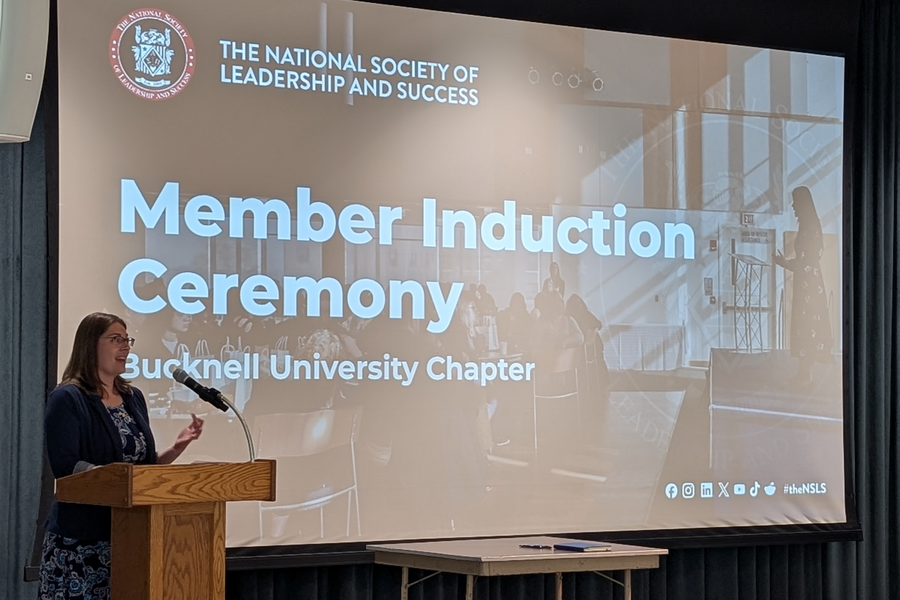 Bucknell University Induction Ceremony.